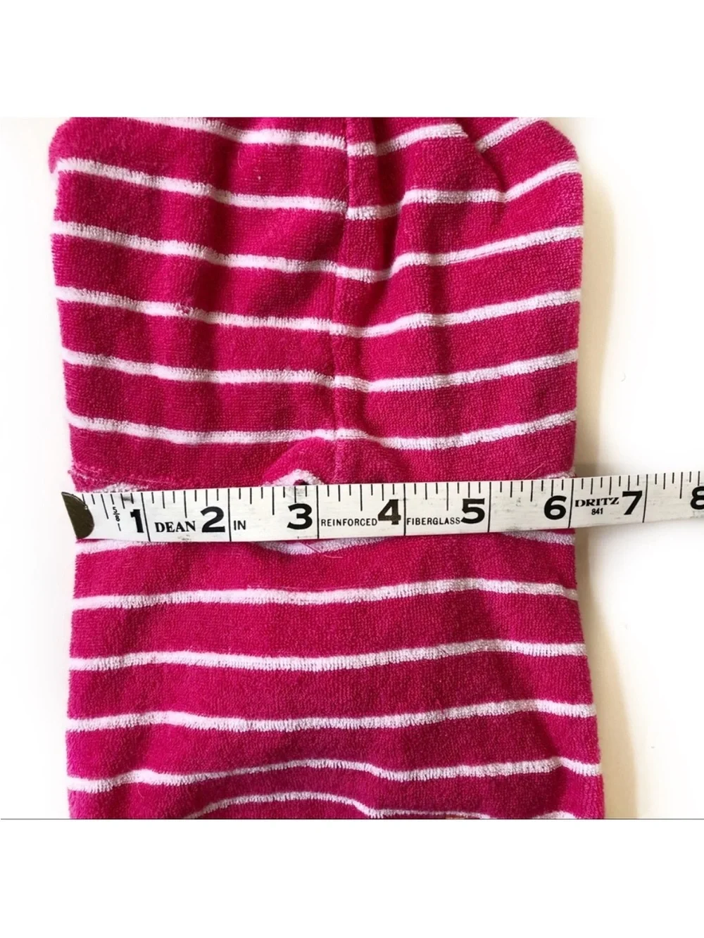 Dog Hoodie 3 for 15 SALE CLEARANCE Pink Striped Terry T-Shirt XS-S